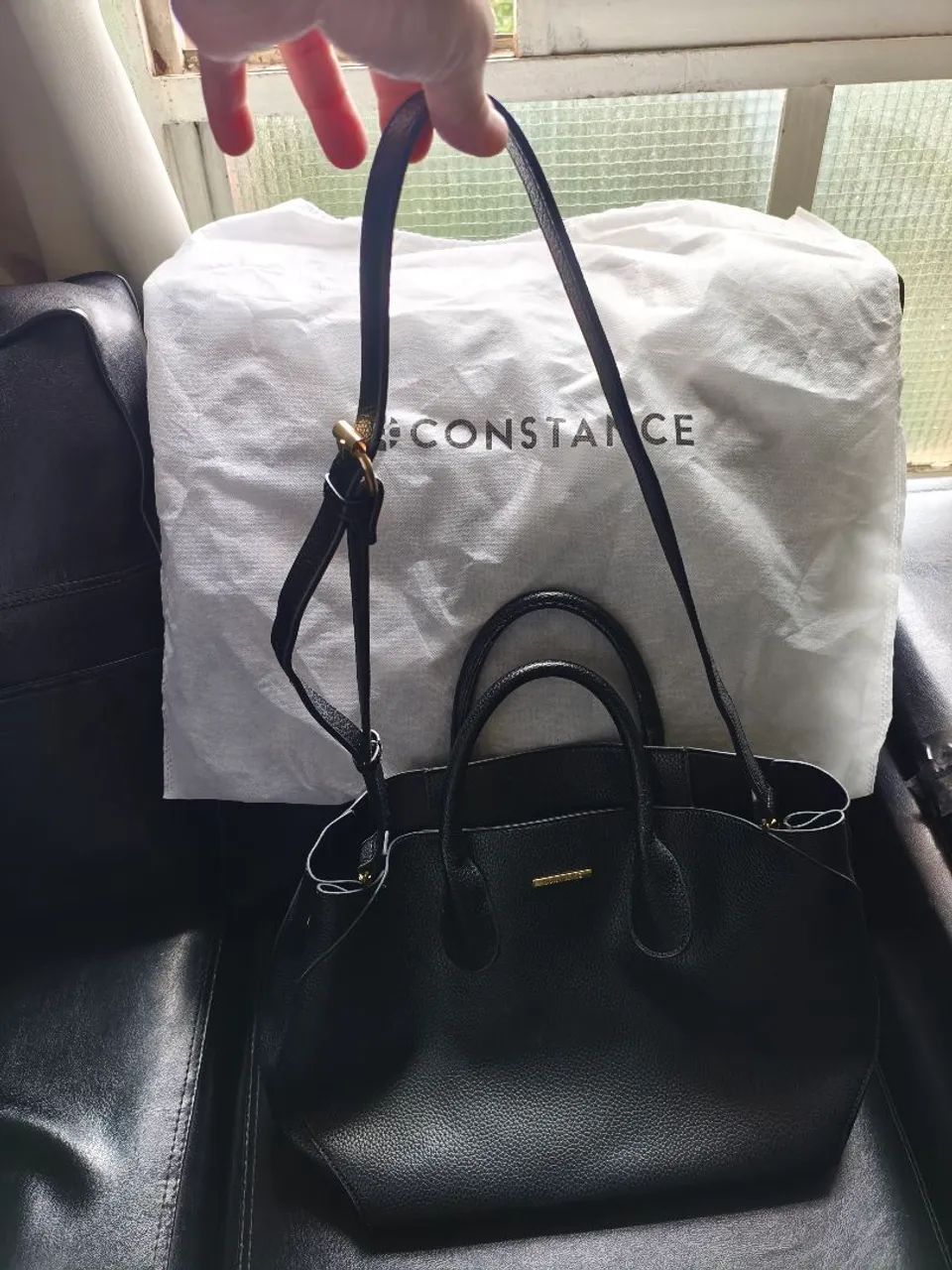 Bolsa grande de couro Constance  - Foto 3