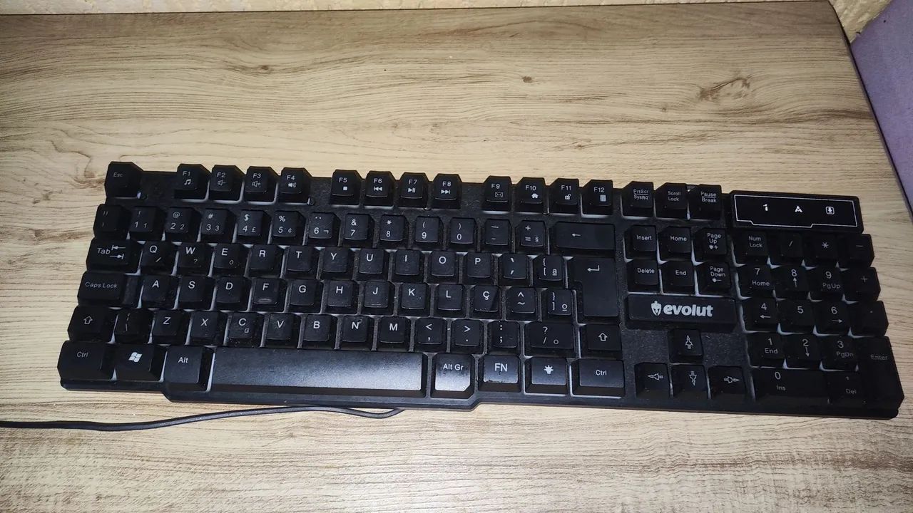 Teclado semi-mecanico e mouse gamer  - Foto 3