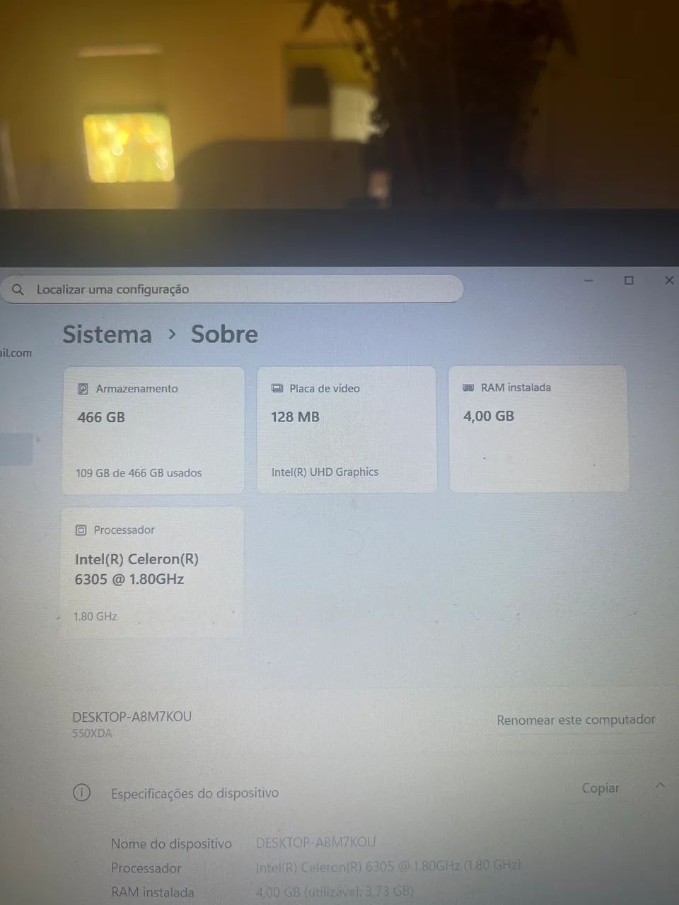 Notebook Samsung  R$ 800 reais  - Foto 5