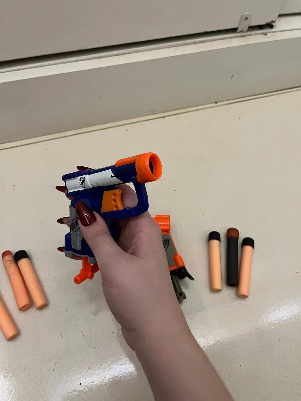 Arma pistola Hasbro Nerf N-Strike Elite Jolt (Model A0707) - Foto 3