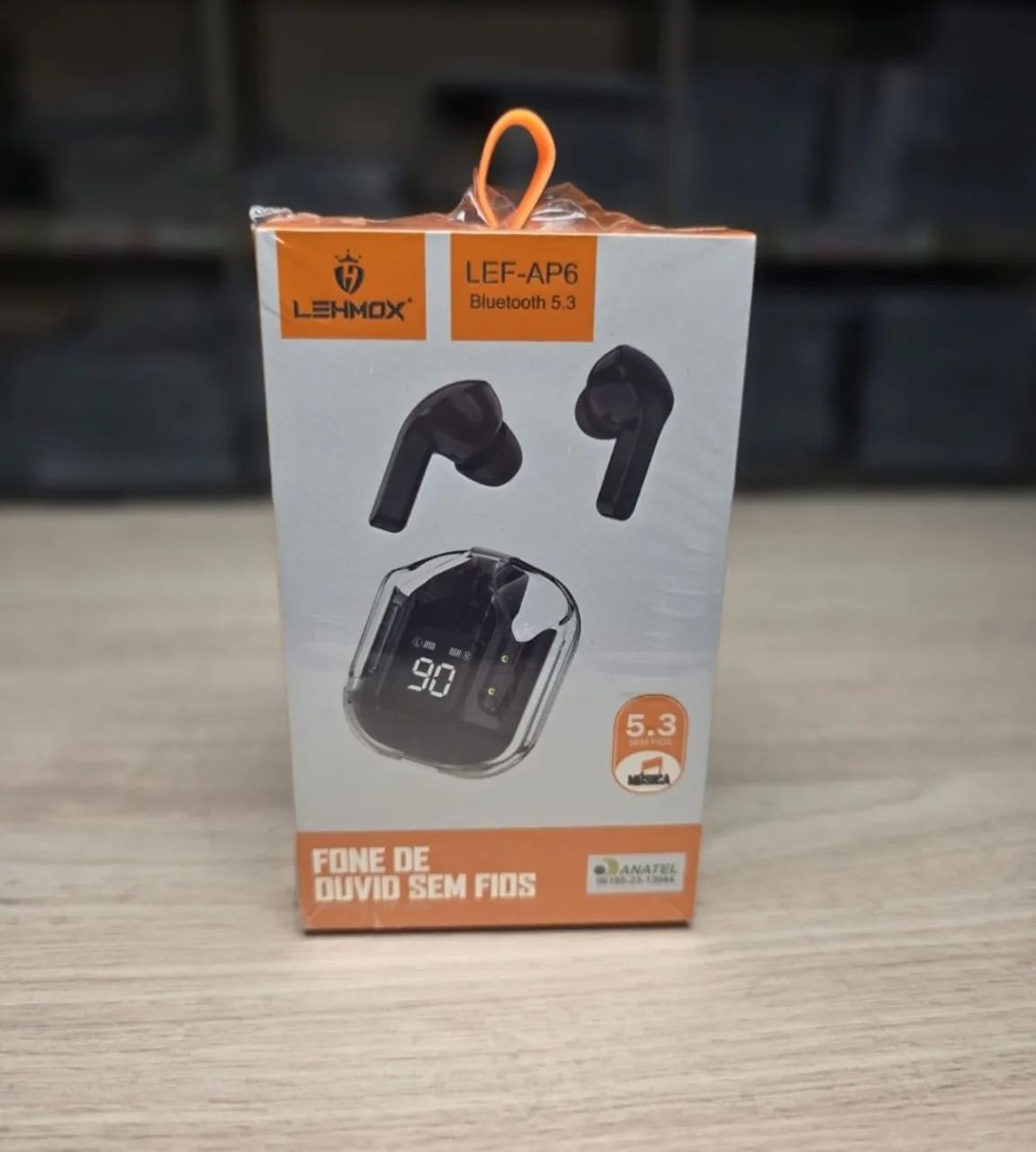 Fone Bluetooth LEF-AP6 com tela Digital