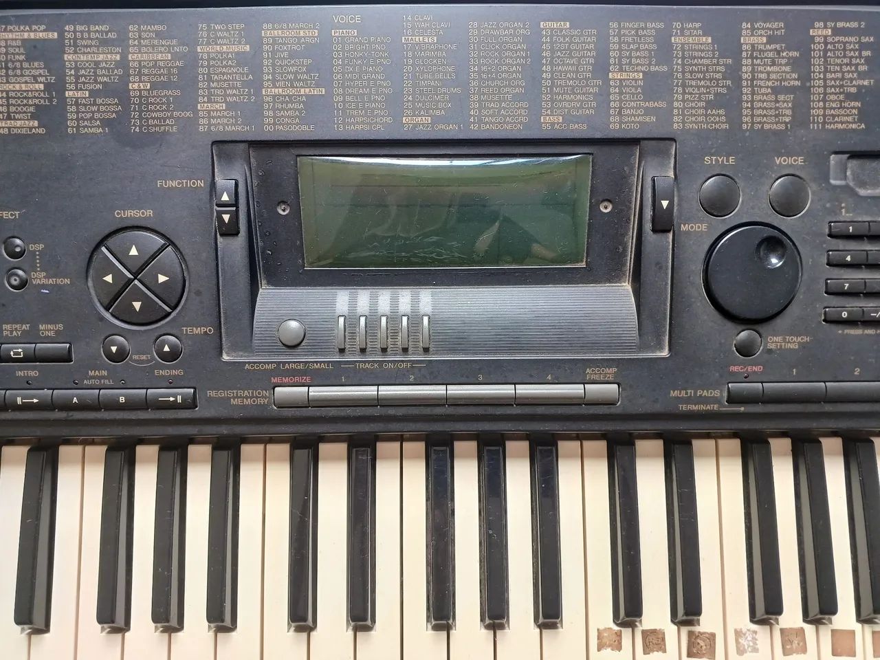 Teclado musical YAMAHA PSR-520 profissional  - Foto 3