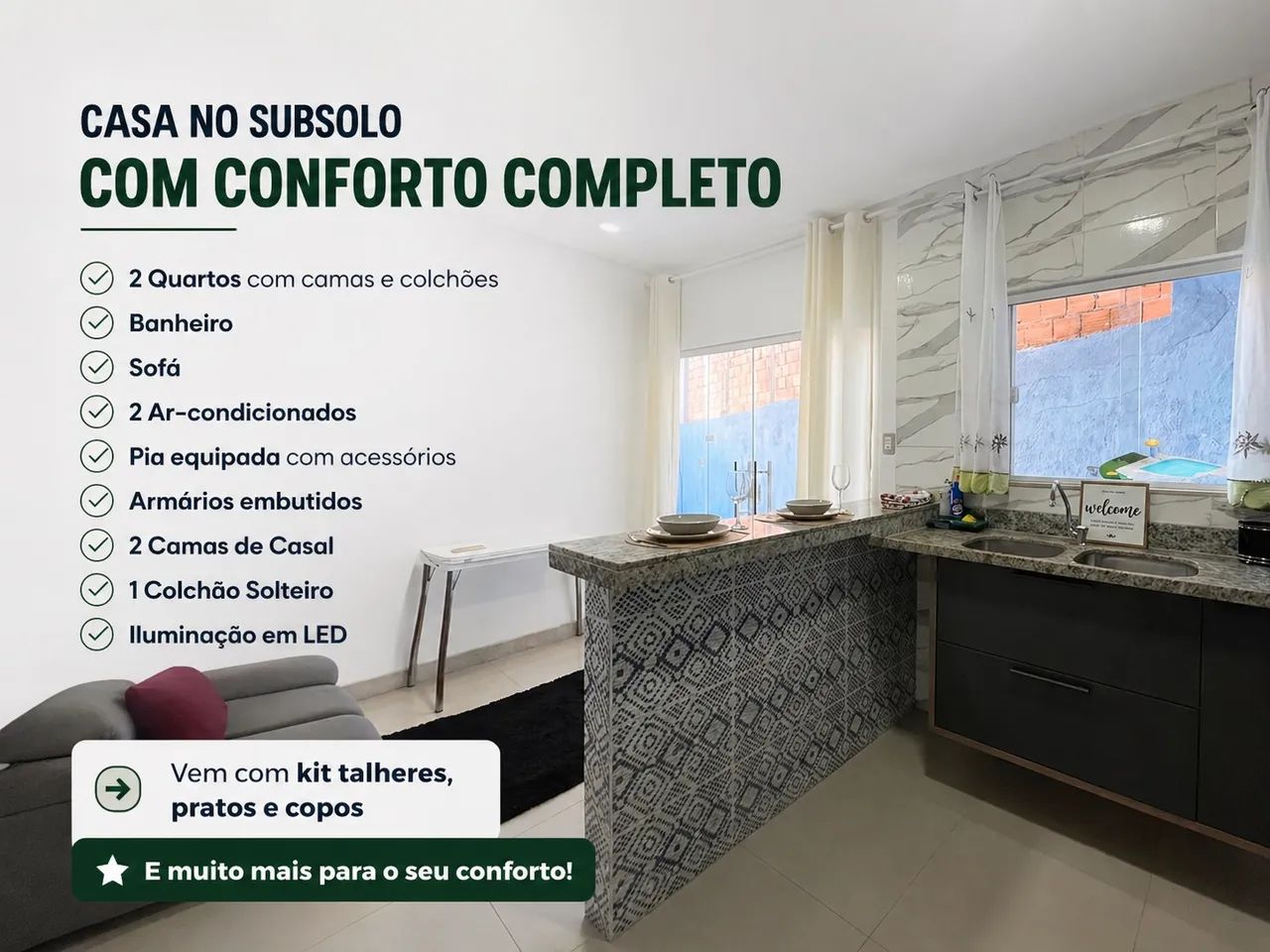 Casa de Temporada com piscina em Itapuã a 5 min da praia  - Foto 9