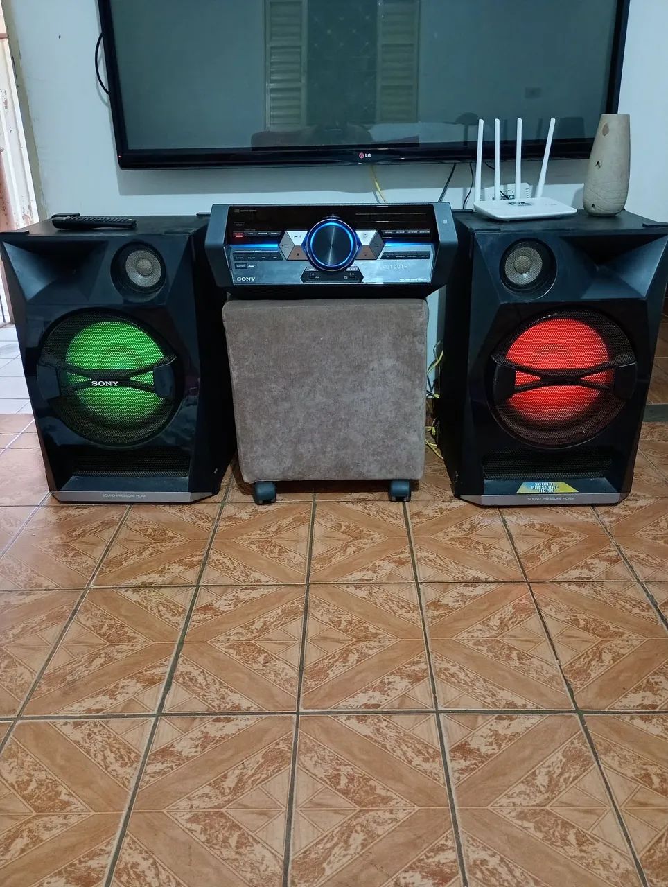 Vendo mini system Sony  shake 33 , som potente de alta qualidade. - Foto 3
