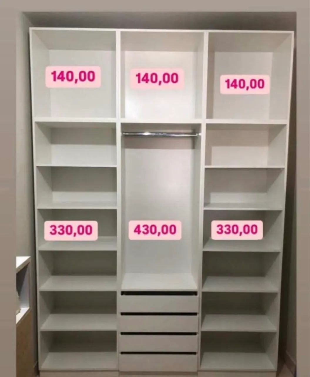 Módulos MDF 15mm para Closet | Sob Medida | Tubarão SC - Foto 3