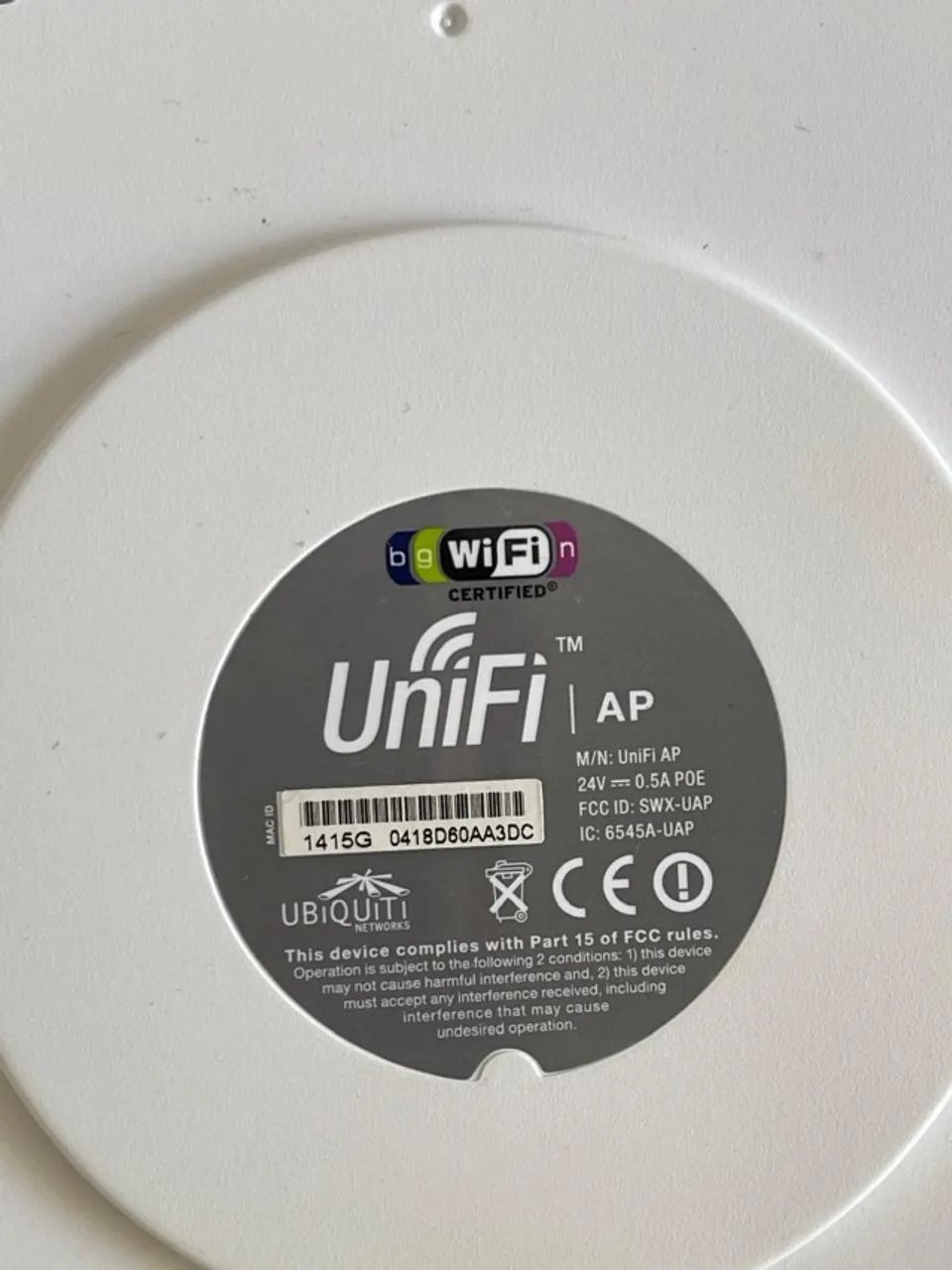 Ubiquiti UniFi AP (UAP) 1ª Geração 802.11n - Foto 2