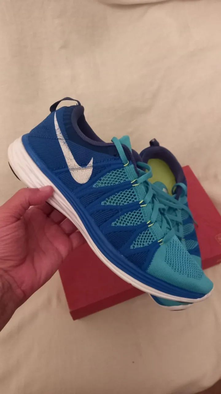 Tênis de corrida Flyknit Lunar 2 original - Foto 5