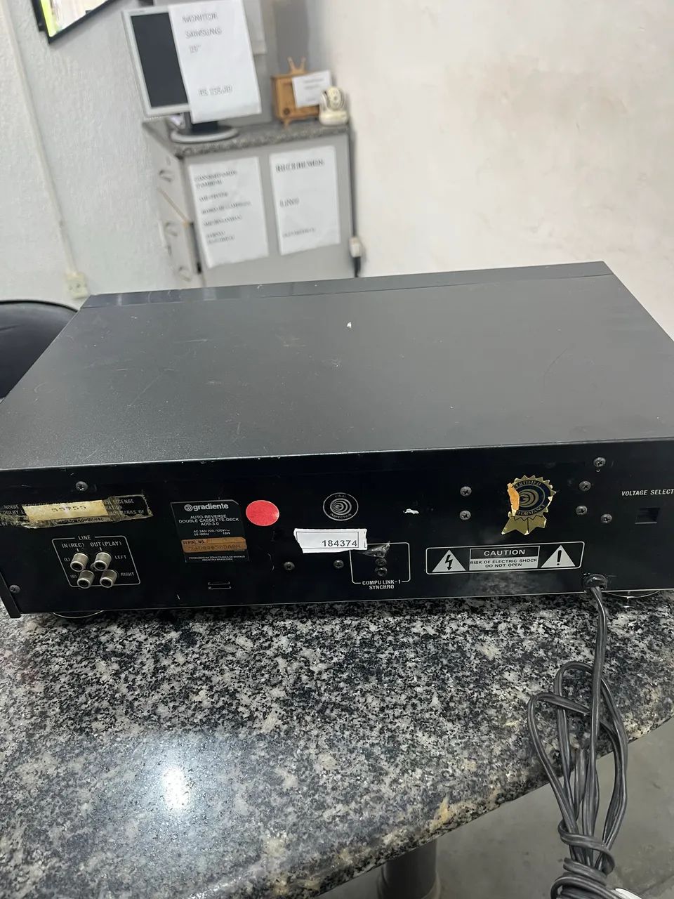 Tape deck gradiente ADD 3.0 com defeito - Foto 4