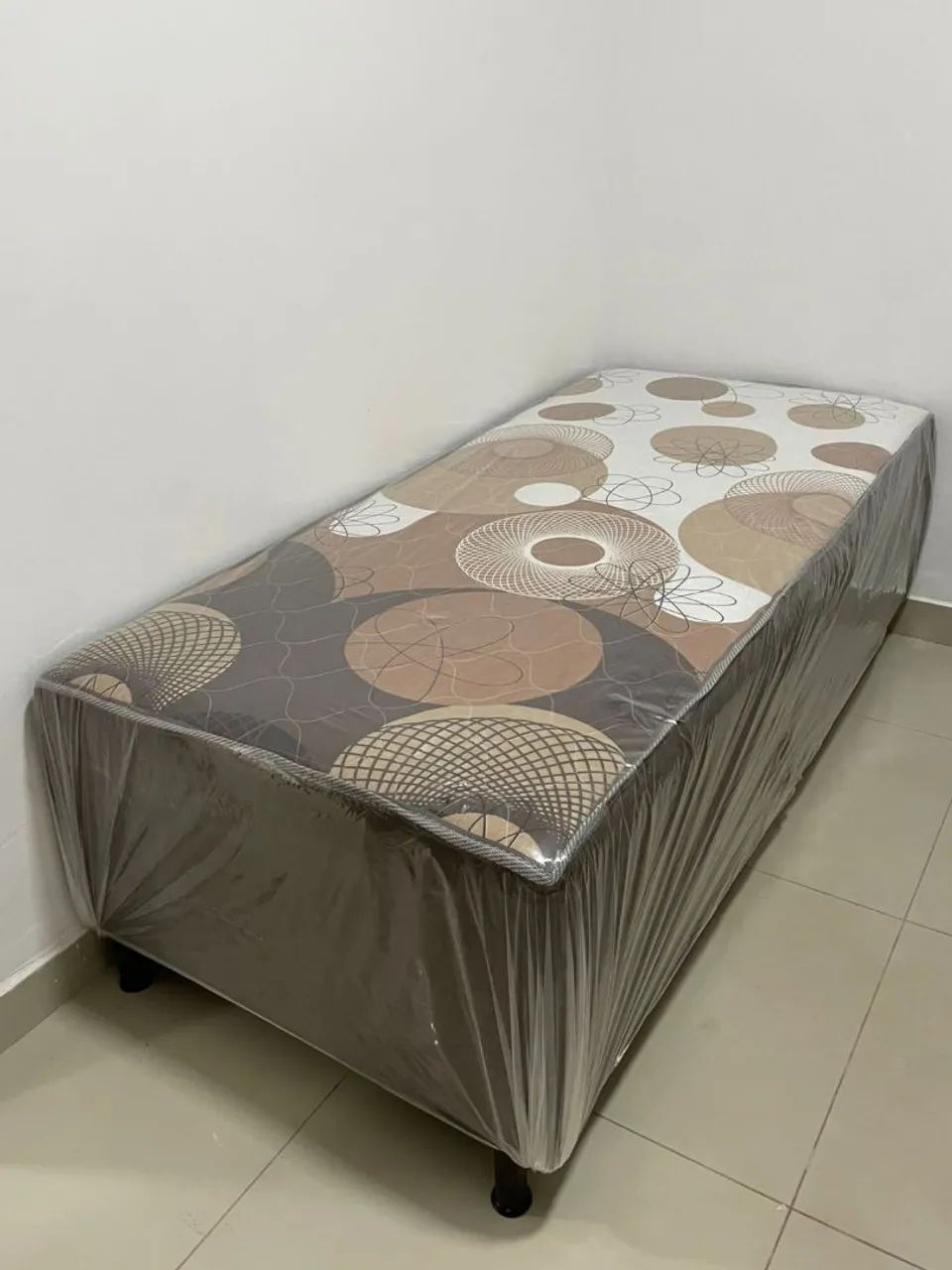 CAMA BOX SOLTEIRO ESPUMA  - Foto 4