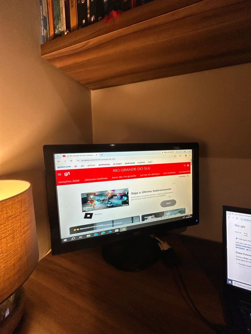 Monitor AOC 19 polegadas (usado) - Foto 3