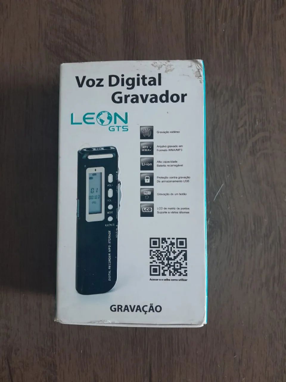 Gravador de Voz Digital LEON GTS
