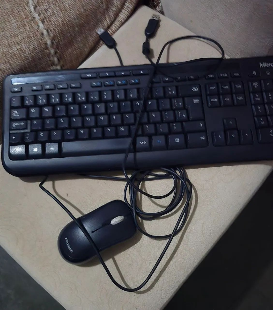 Teclado + Mouse Com Fio Original Microsoft  - Foto 4