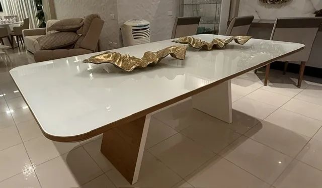 Mesa de jantar retangular