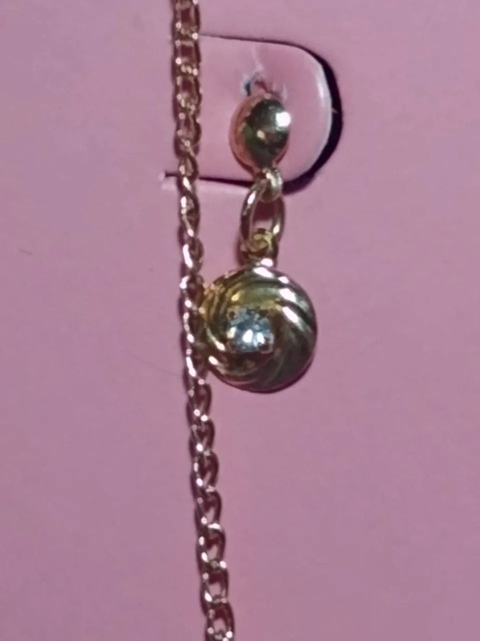 conjunto colar e brincos placa e espirais - Foto 2
