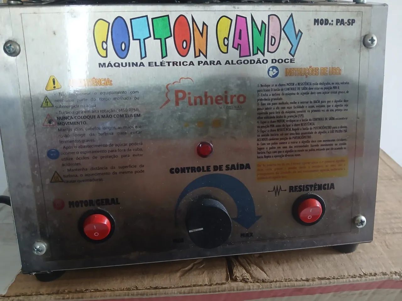 Máquina de algodão doce  - Foto 4