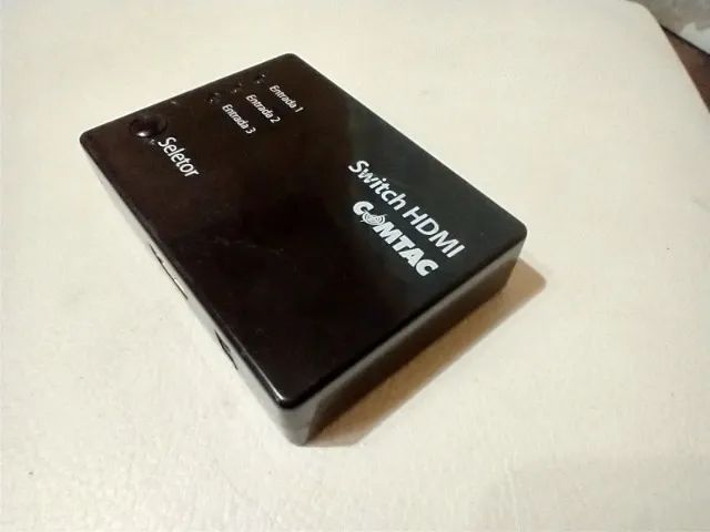 Hub Switch Hdmi Para TV - 3 Entradas 1 Saida - Full Hd Comtac - Conecte com Facilidade - Foto 5