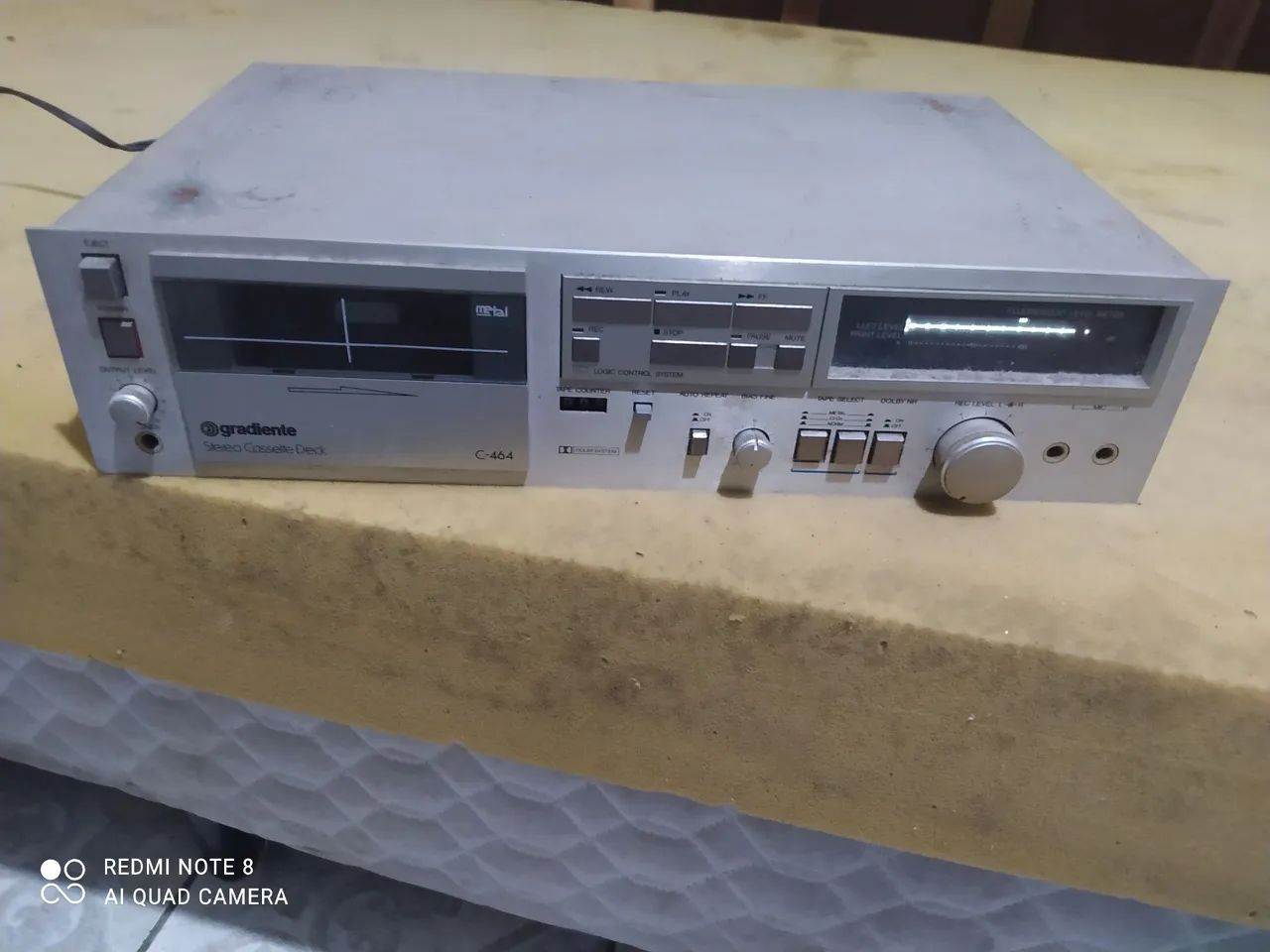 Rádio stereo cassete deck