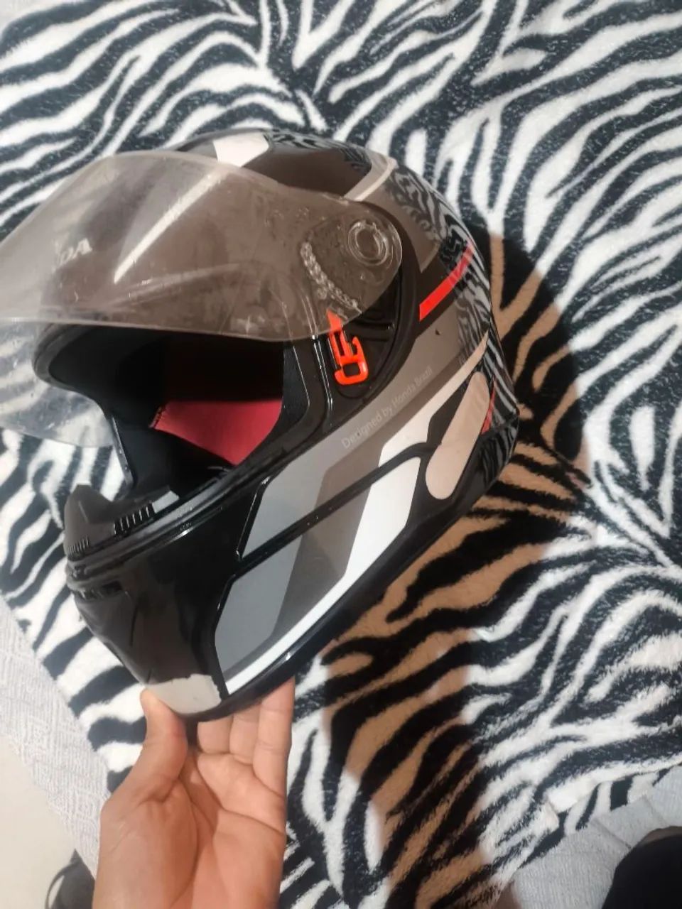 CAPACETE ORIGINAL DA HONDA N°58 - Foto 2