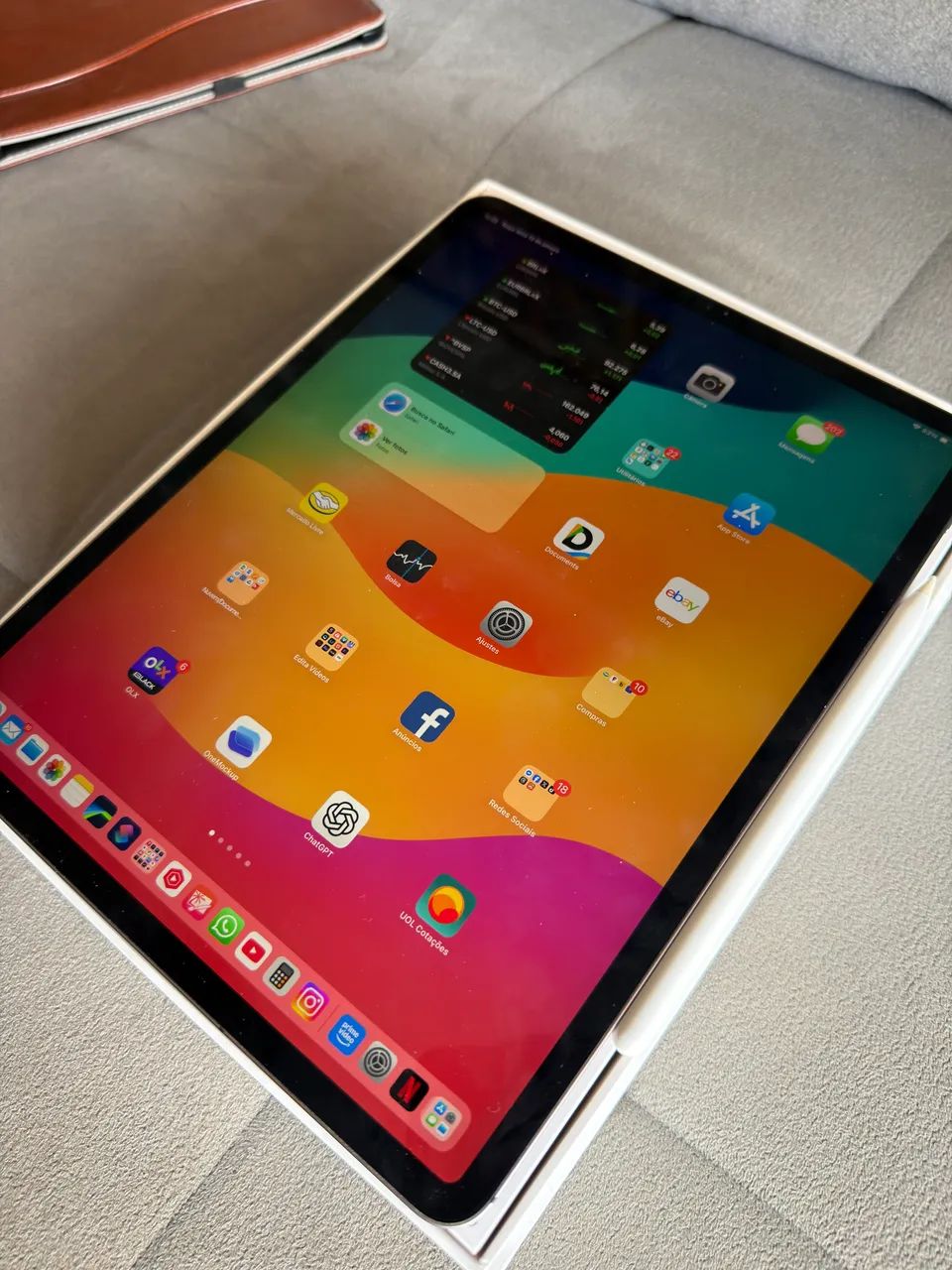 iPad Pro 3ª Geração 12.9 Pol. 512GB + Apple Pencil e Teclado