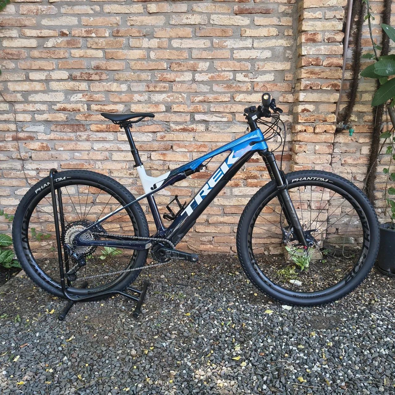 Trek E-Caliber - Tamanho L - Carbono - Upgrades 