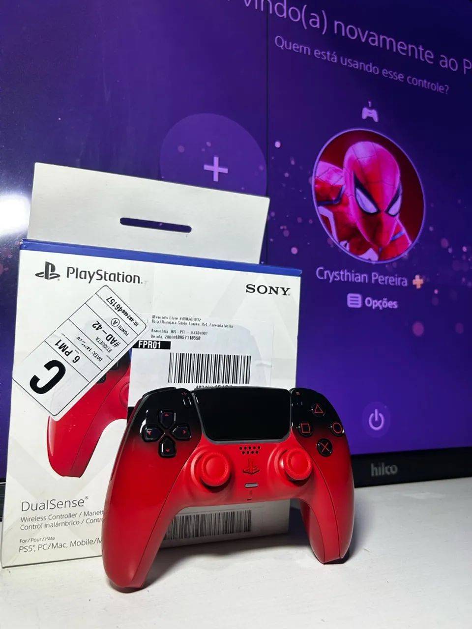 CONTROLE PS5 - NUNCA USADO (Comprei e não gostei) - Foto 3