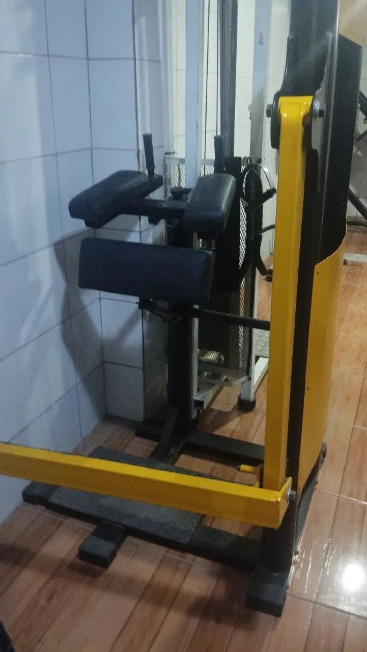 Aparelho de musculação coice