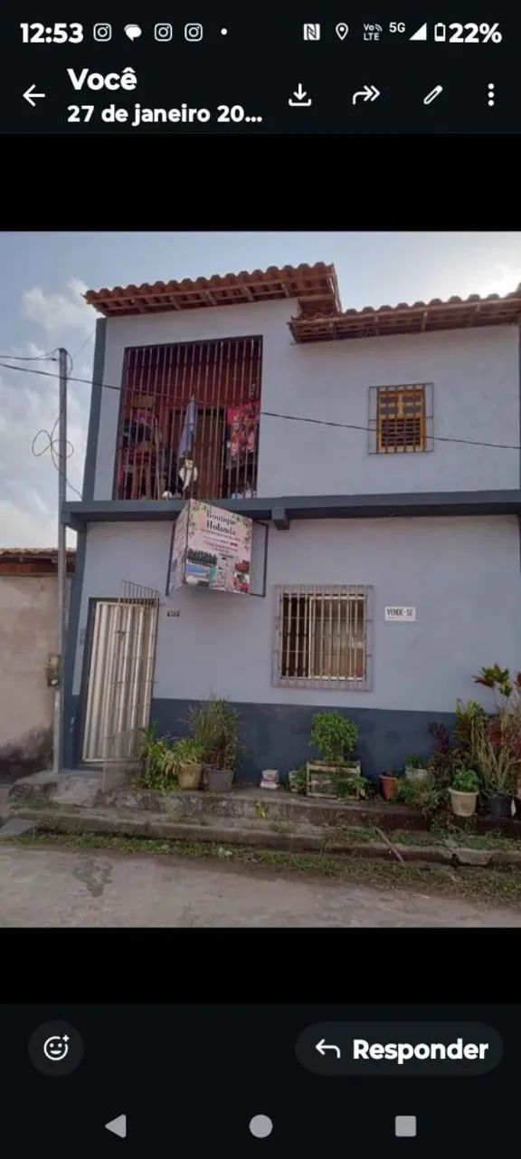 Casa duplex a venda 