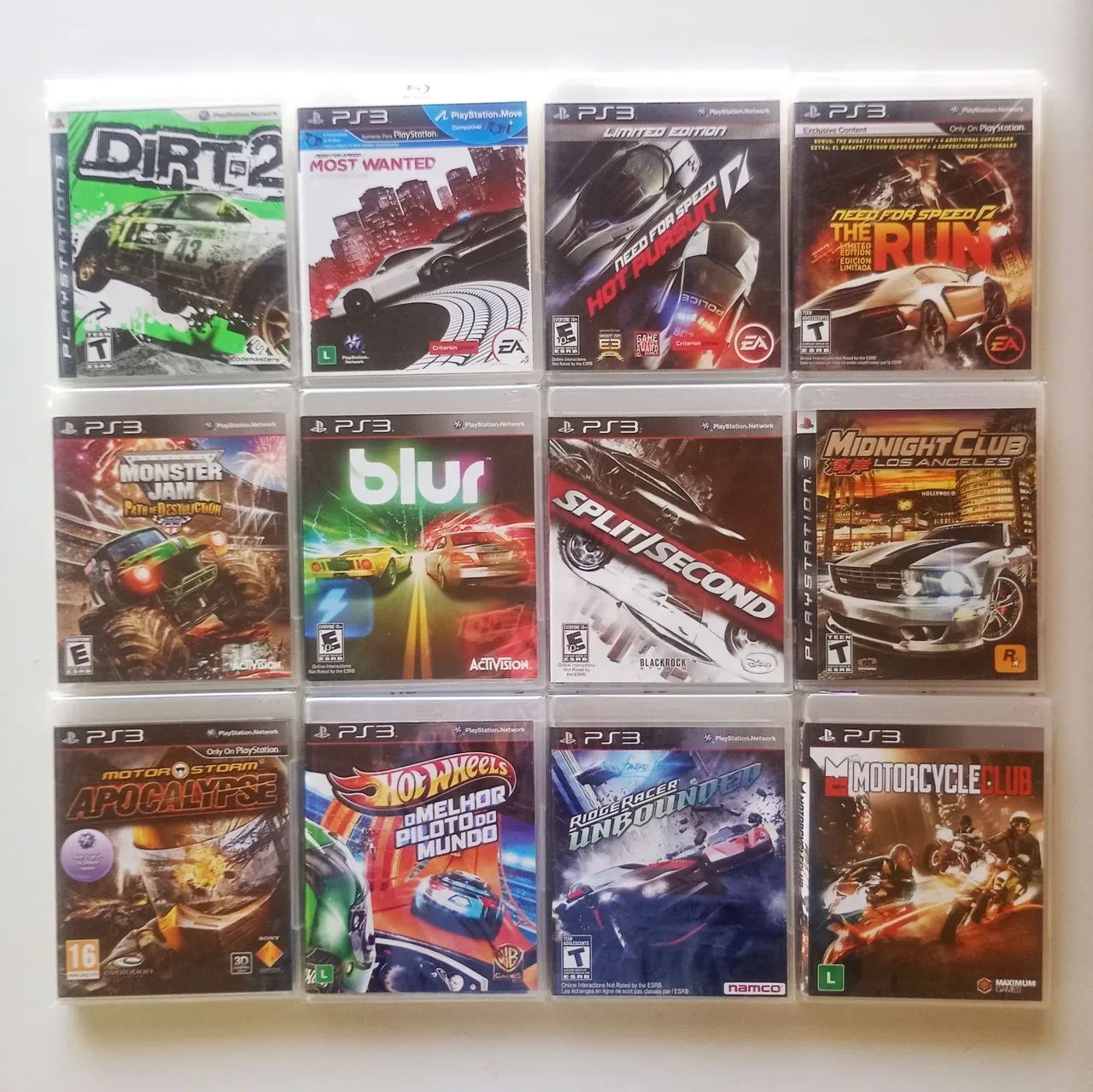 Jogos ps3 original - Corrida - Preços variados - FAÇO OLX PAY