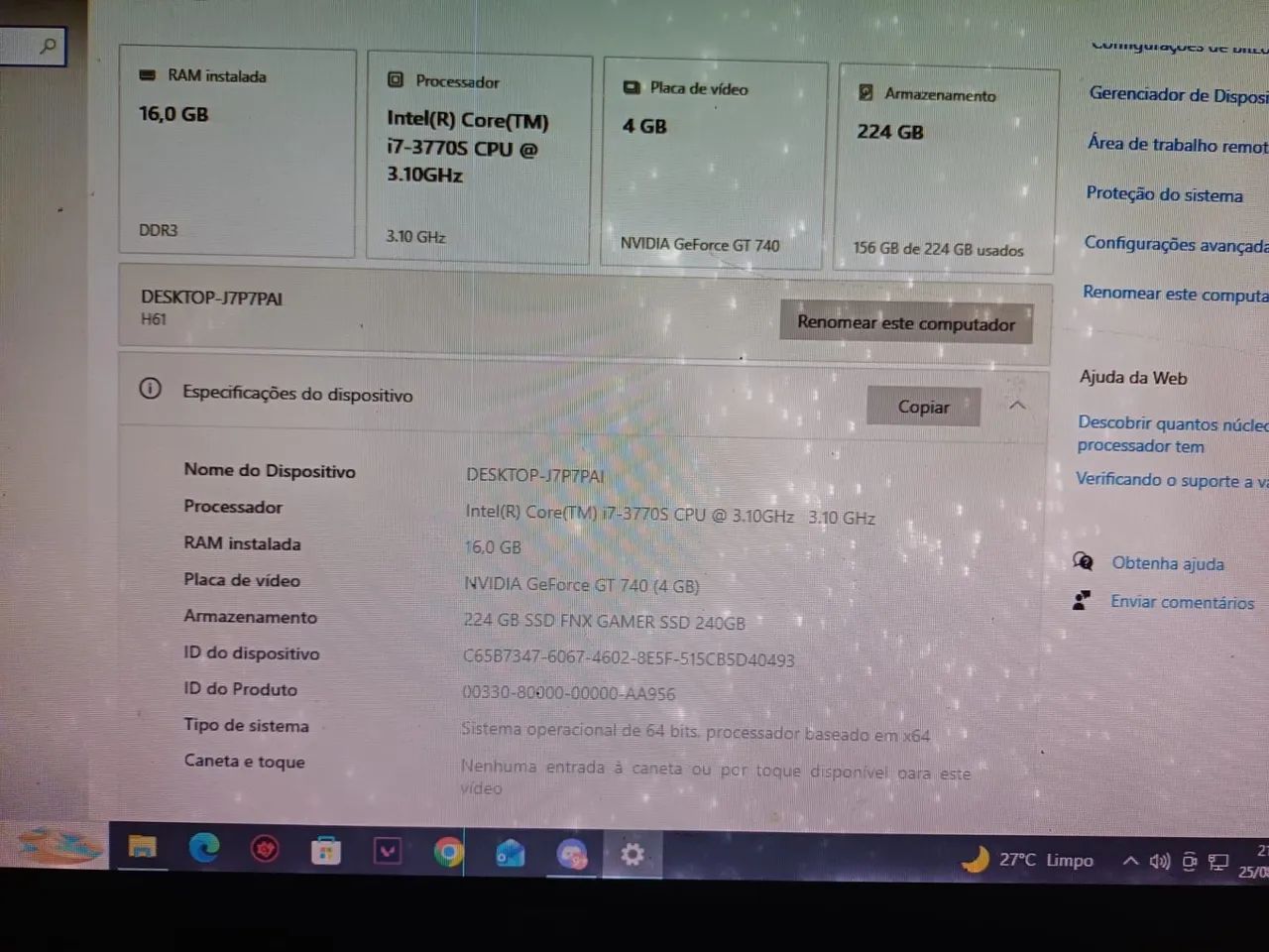 Computador I7 3770S  - Foto 3