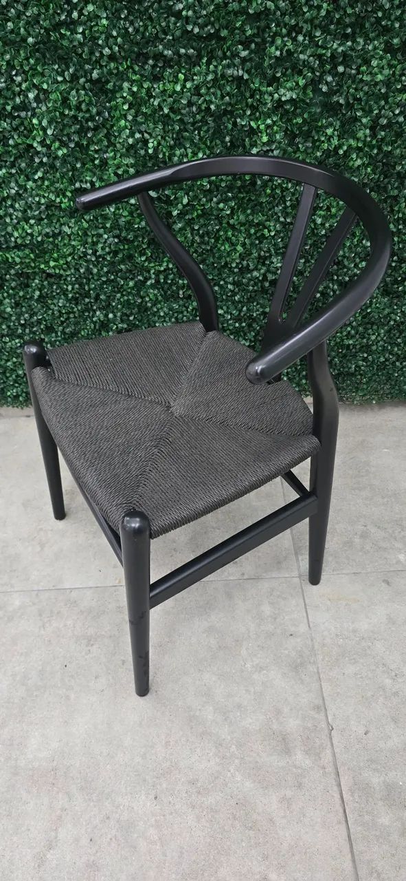 CADEIRA WISHBONE  PRETA TOKSTOK - Foto 2