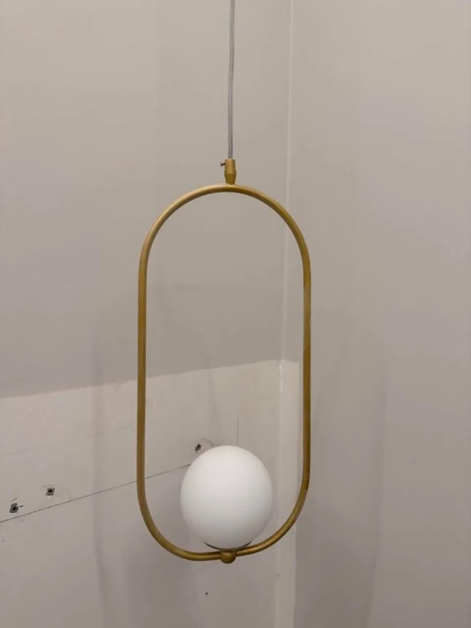 2 pendentes luminária
