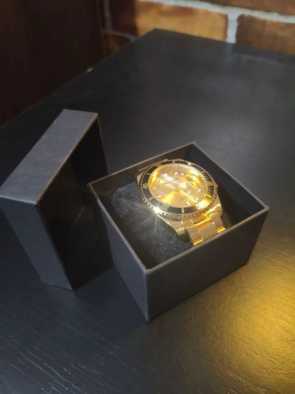 Relógio Dourado PallyJane Moderno  - Foto 4
