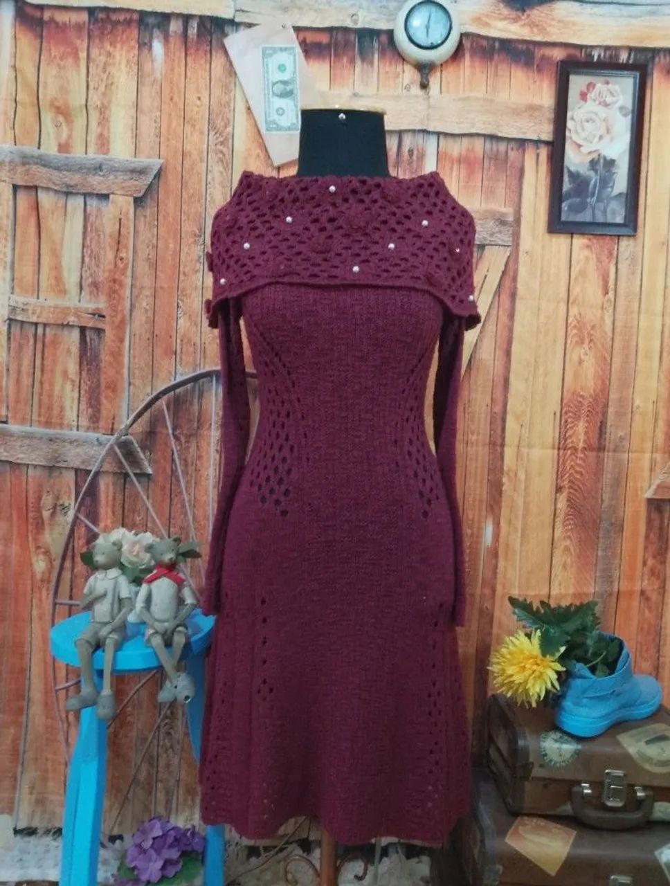 Vestido tricô mais modal:P/M - Foto 2
