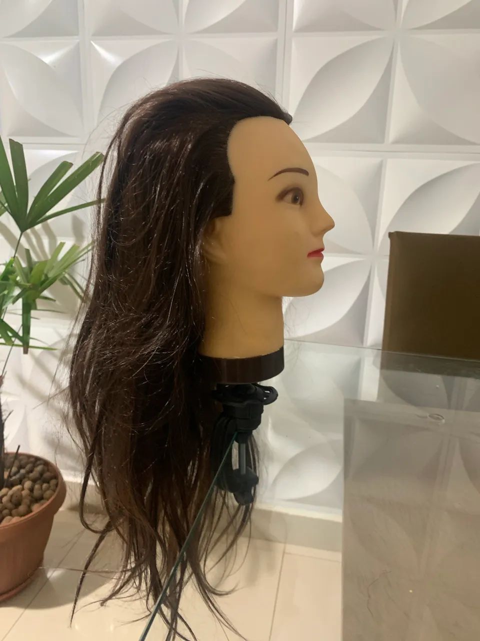 MANEQUIM DE CABELO - Para cortes e penteados  - Foto 2
