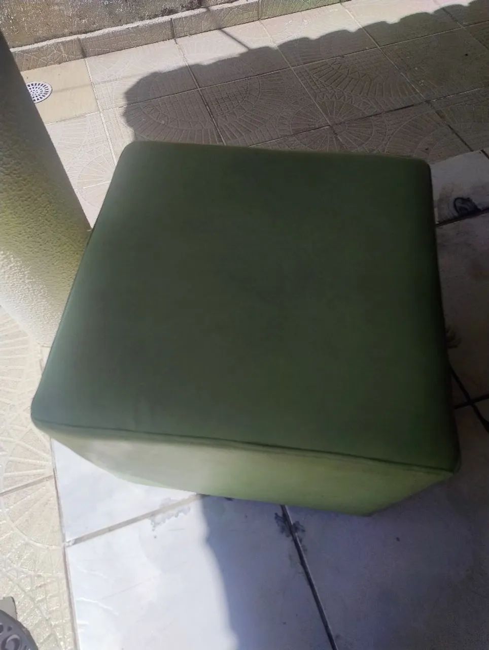 Puff grande verde 