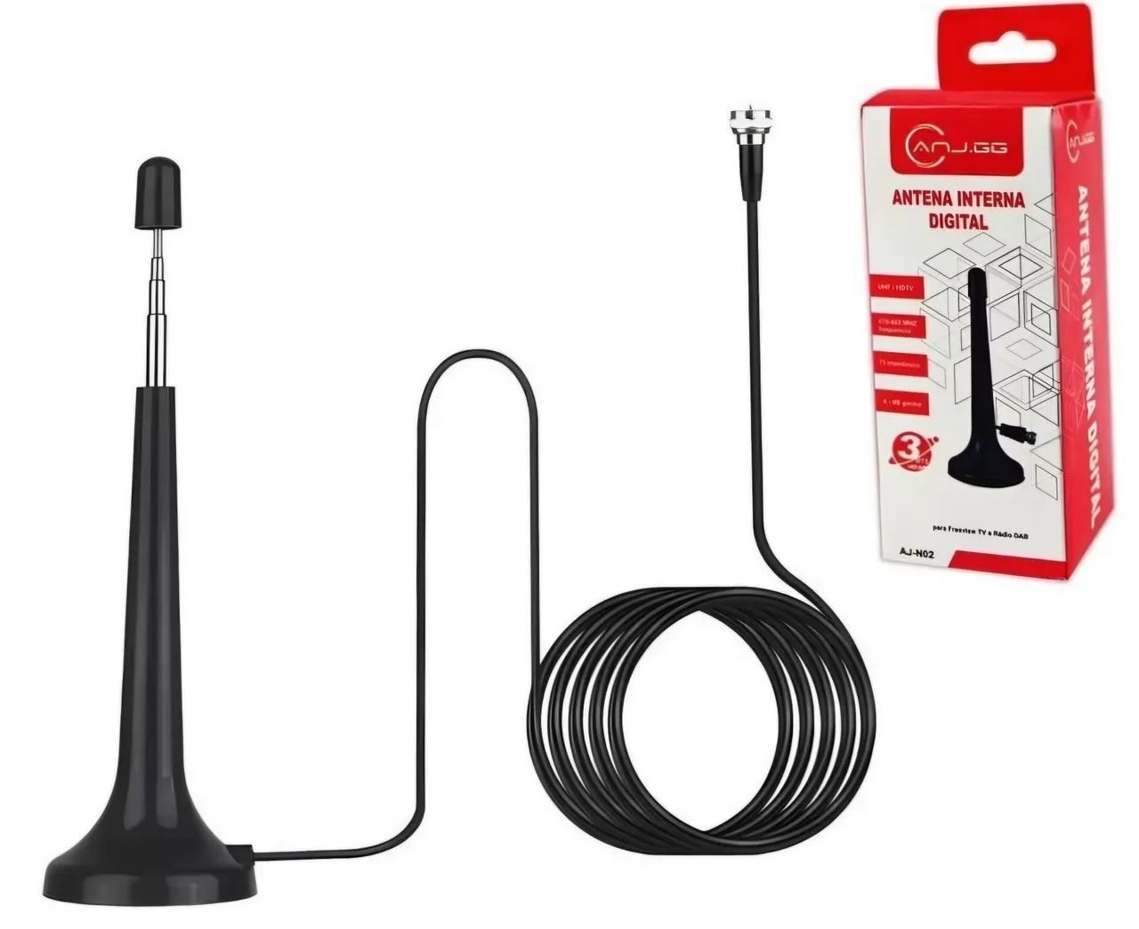Antena interna para TV (Nova)