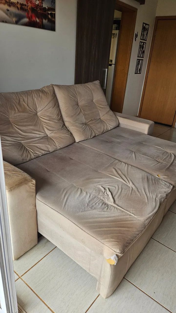 Sofá Suede 220cm - Foto 4