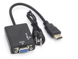 Cabo Conversor Hdmi X Vga Kapbom Kap-v079 com Audio - Foto 3