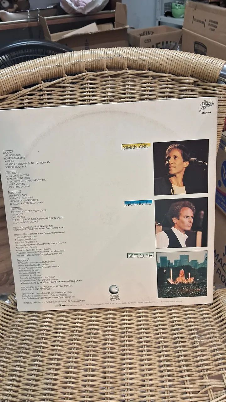 disco de vinil Simon & Garfunkel The Concert in Central Park - Foto 2