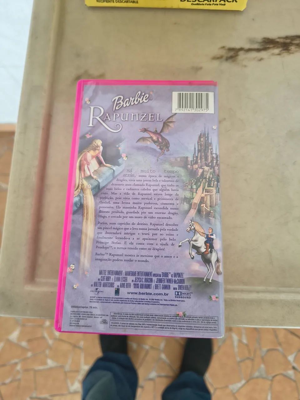 Barbie Rapunzel Vhs - Foto 2