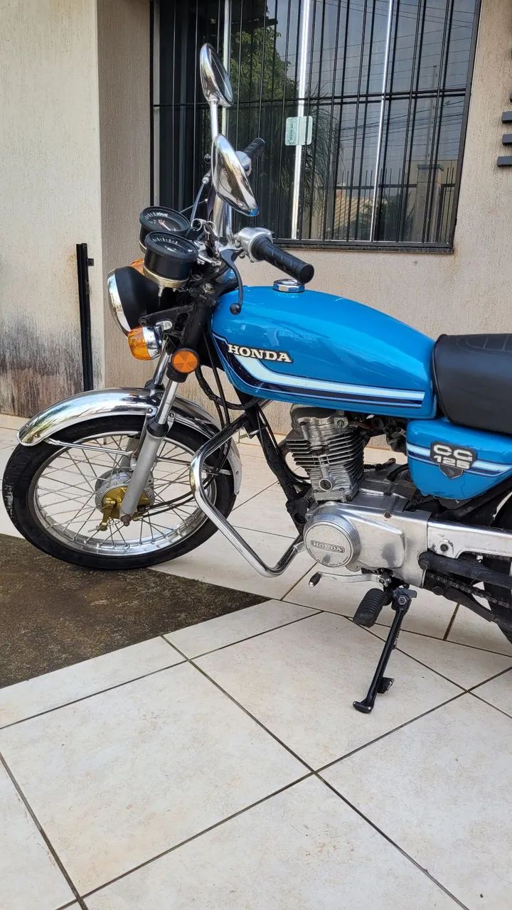 CG bolinha 125 azul - Foto 3