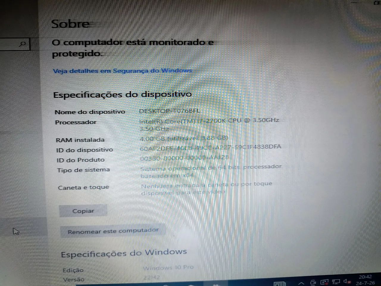 PC Completo Core i7 2700K , 4GB , HD 1TB  - Foto 3