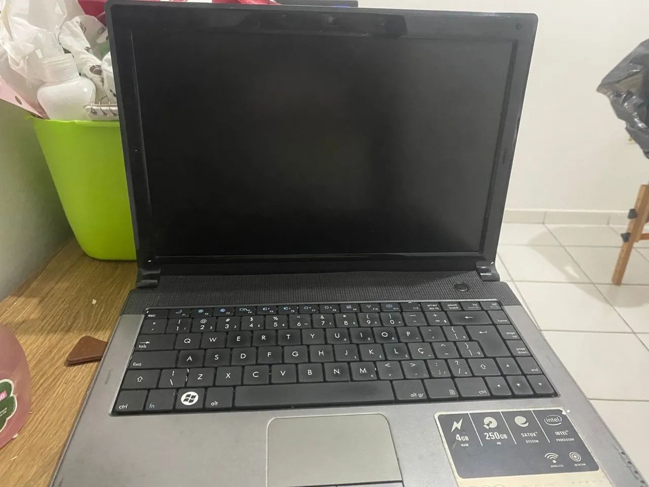 Notebook Para retirada de peças 