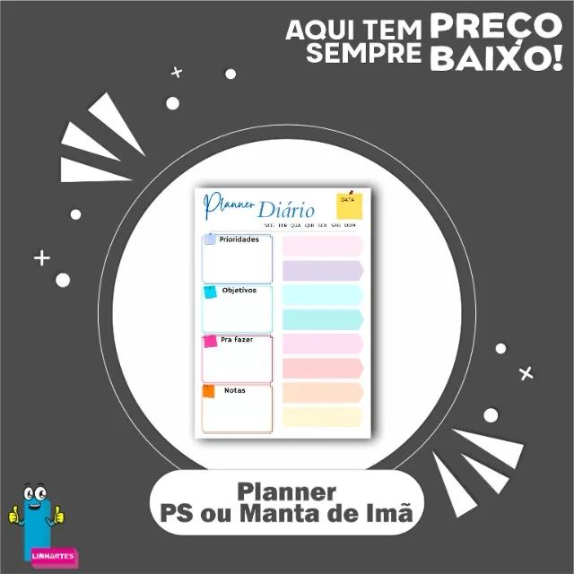 Planner Personalizado - Seu dia a dia mais organizado e produtivo. - Foto 2