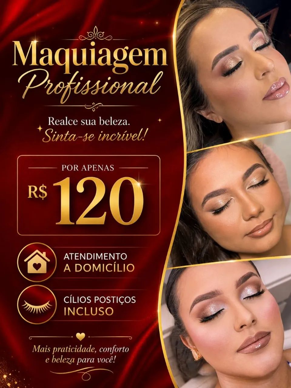 Maquiagem e Penteado Profissional 