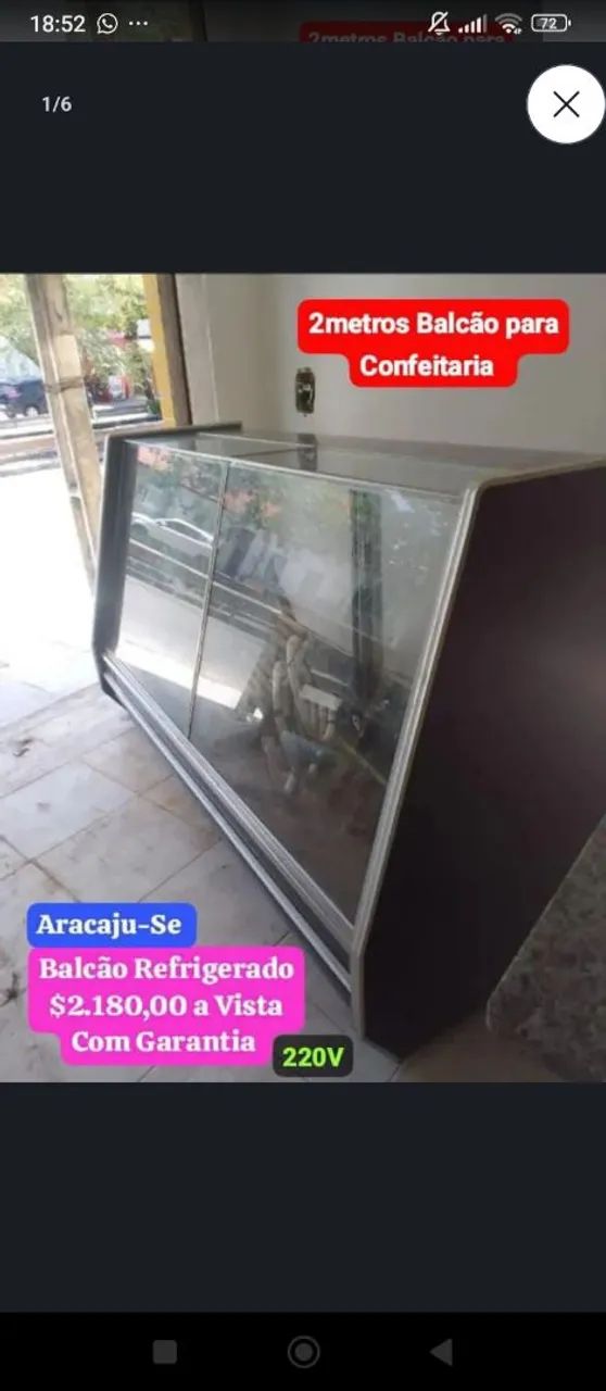 BALCÃO REFRIGERADO PARA CONFEITARIA  - Foto 2