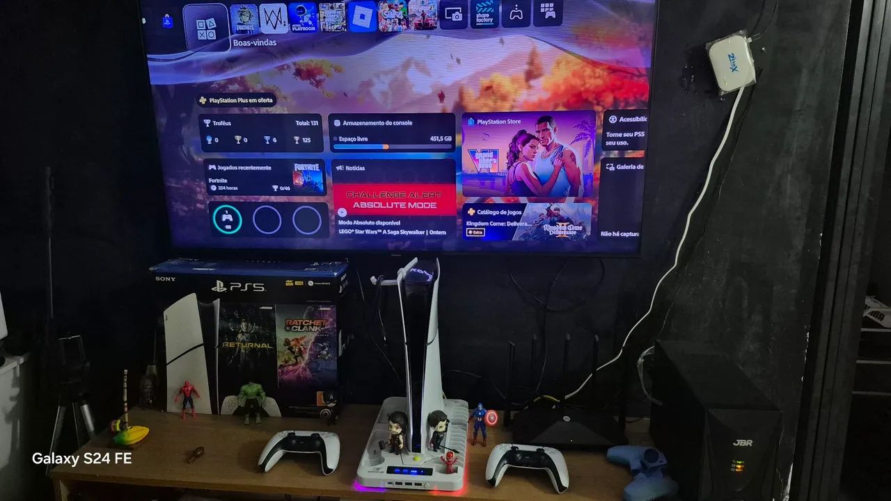 Ps5 Slim versão mais recente de 1 tera  - Foto 4
