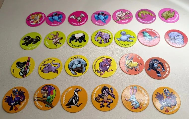 52 Tazos Ping Pong - Animais em Extinção ? - Foto 3