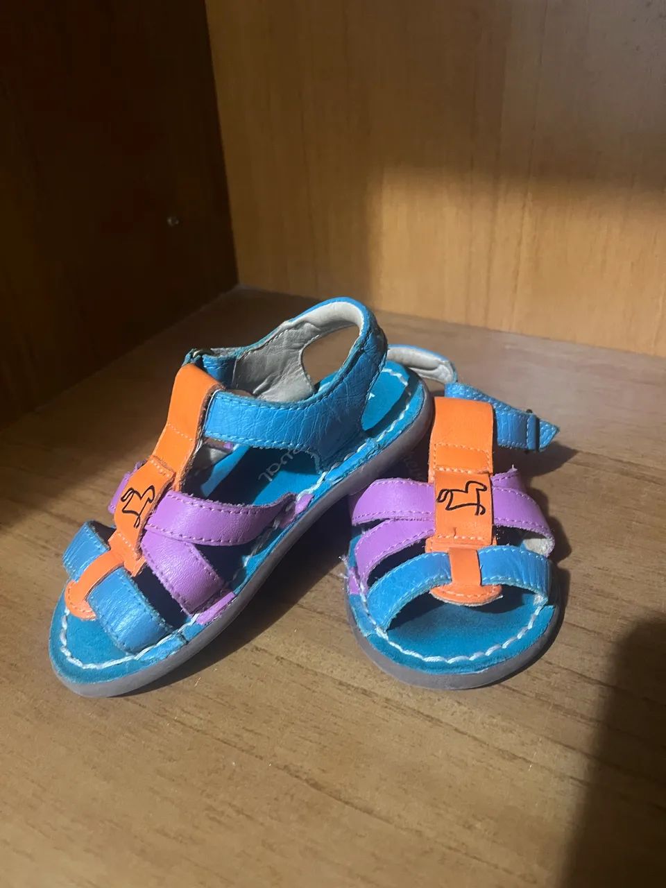 Sapato de couro infantil - Foto 2