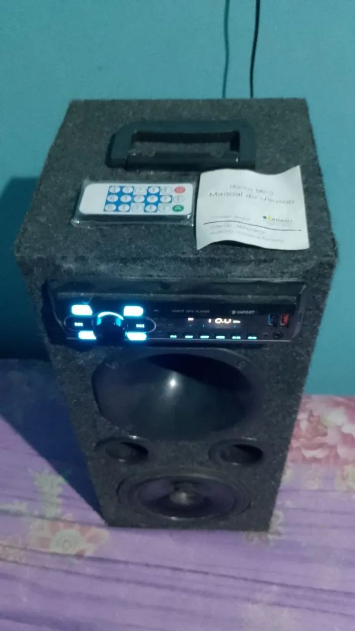 Caixa de som Bluetooth USB ativa residencial  - Foto 4